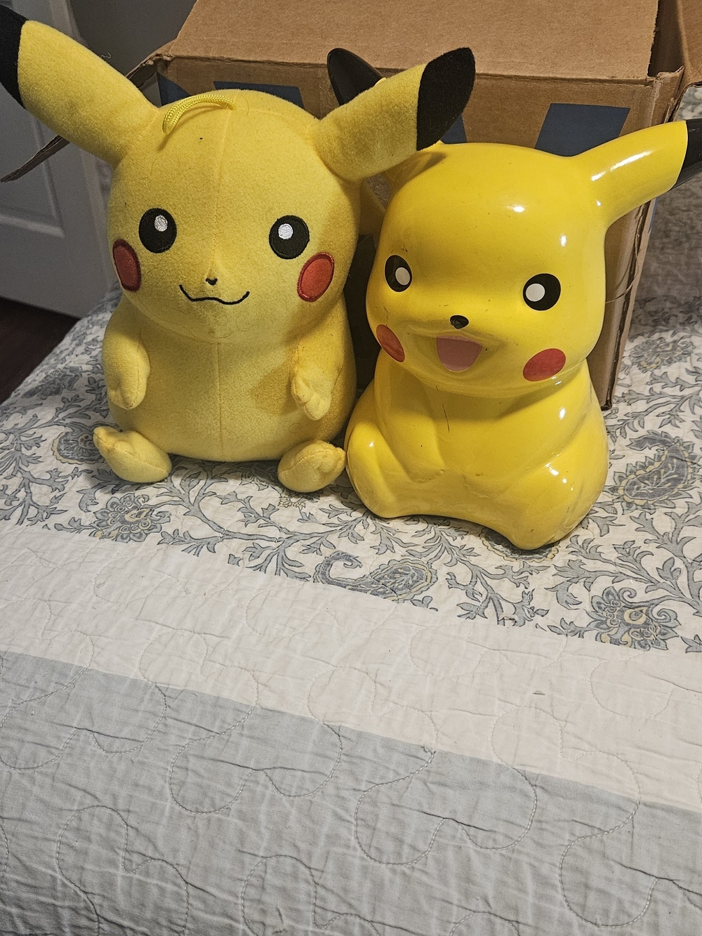 Pikachu Plush and Piggybank Set - Yellow Kids Toy